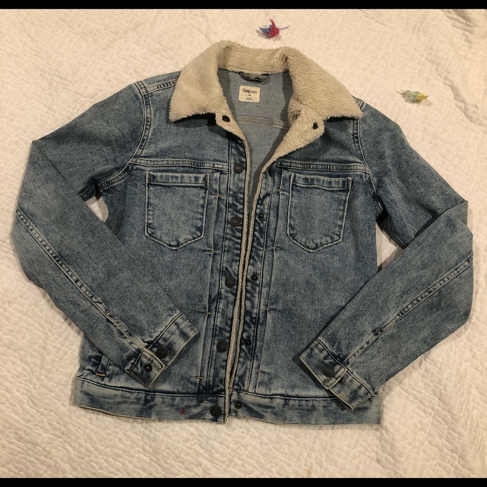 The Gap Jean jacket with Sherpa